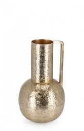 [B0184217] 2x Bottiglia decorativa oro D.17,5x31h metallico