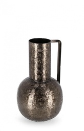 [B0184220] 2x Bottiglia decorativa D.17,5x31h antracite in metallo