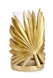 [B0140376] 4x Palma oro palong foglia 15x15,5x24,5h