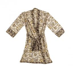 [B0463867] 3x Kimono avorio con fiori margherita, taglia unica