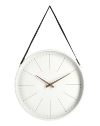 [B0182396] 3x Orologio da parete bianco 40x66