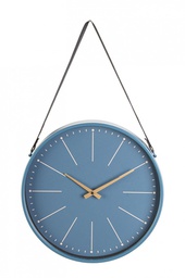 [B0182437] 3x Orologio da parete blu 40x66 cm