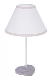 [B0827585] 4x Lampada tavolo cuore D.30x51h in resina