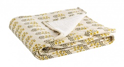 [B0463891] 4x Plaid avorio 130x180 in tessuto