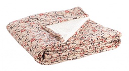 [B0463908] 4x Plaid avorio 130x180 in tessuto