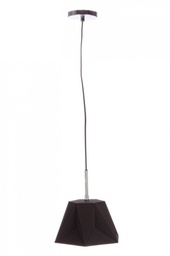 [B0826259] 2x Lampadario esagono nero 28x25x15h
