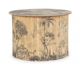 [B0740973] 2x Tavolino in legno D.58x40h