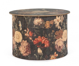 [B0740975] 2x Tavolino in legno D.58x40h