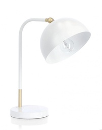 [B0827755] 2x Lampada tavolo Glasgow bianco 32,5x20x41h
