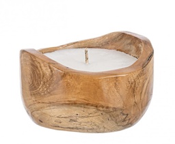 [B0680560] Candela in legno D.20x12h