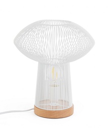 [B0828137] 2x Lampada tavolo ciad bianco D.28x31,5h