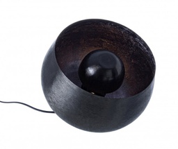 [B0826388] Lampada da tavolo Ishan nero D.28x24.5h