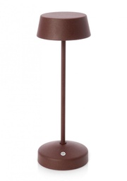 [B0827733] Lampada tavolo led marrone D.11 x 33h cm