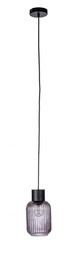 [B0827355] Lampadario 1 luce fumé-nero D.15x120h