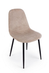 [B0733176] 4x Sedia in velluto tortora 52,5x42,5x90