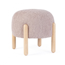 [B0721652] Sgabello Dayla rosa antico D.45x38h