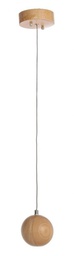 [B0827823] 2x Lampadario LED legno D.9x10.5h
