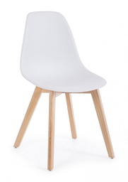 [B0733426] 4x Sedia sistema bianco 51.5x46.5x86