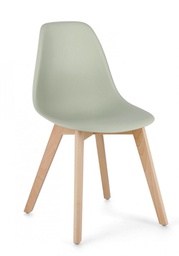 [B0733429] 4x Sedia verde 51.5x46.5x86h in plastica