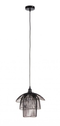 [B0828136] 2x Lampadario ciad nero 30x29x26h in legno