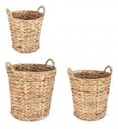 [B0412555] 2x Cesta 25x25h, 30x30h, 35x35h in materiale naturale