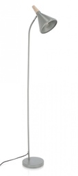 [B0827743] Piantana brill grigio 31x20x148h in metallo