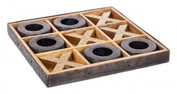 [B0182969] Decorazione tris fortune 37x37x4h in legno