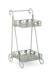 [B0741457] 4x Sedia rettangolare in metallo 41x34x78h