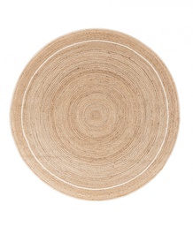 [B0608308] 2x Tappeto naturale bianco D.180 cm