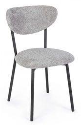 [B0743869] 2x Sedia grigia chiara 47x50x77.5 cm