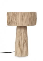 [B0828089] Lampada tavolo Kanda naturale D.25x38h