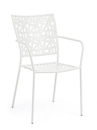 [B0802874] 4x Sedia C-BR Kelsie 54x55x89 cm in metallo