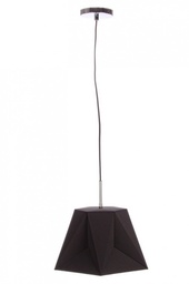 [B0826261] Lampadario esagono nero 46x40x25h