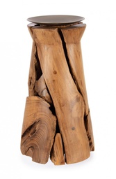 [B0184580] Candela legno D.21x37h naturale