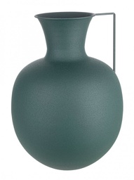 [B0183085] Anfora askos verde scuro D.31x41,5h in metallo
