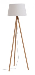 [B0827683] 2x Piantana grigia legno D.52x152h