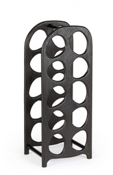[B0747076] P.Bottiglie 27x20x67 cm in legno nero