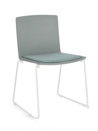 [B0733441] 4x Sedia bianca/verde salvia 43.5x50x79