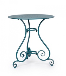 [B0802963] Tavolo rotondo D.70 x 72h in materiale ocean