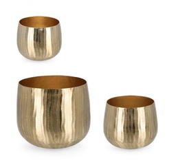 [B0184269] Vaso chisel oro D.17x14,5h, D.20x17,5h, D.29x25h
