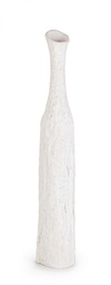 [B0183145] Vaso spugna bianco D.18x109h in resina