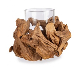 [B0184578] Lampada in legno D.36x22h