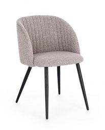 [B0734368] 2x Sedia visone 53x57x81,5h in bouclé