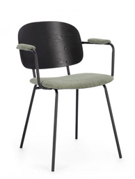 [B0743734] 2x Sedia verde 57x60x80 cm in tessuto