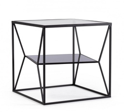 [B0747208] Tavolino in vetro 45x45x45 cm
