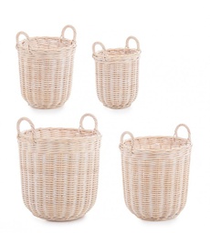 [B0380400] Set di cestini 30x34h, 38x40h, 45x46h, 53x52h