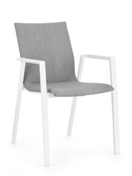 [B0663328] 4x Sedia in alluminio 55.5x60x83 cm