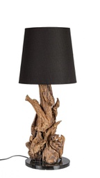[B0826478] Lampada tavolo legno D.35x82h