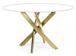 [B0733523] Base tavolo oro D120 x 56a x 56b x 73.5h