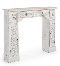 [B0745797] Cornice per camino decor spark bianco 115x23x95h
